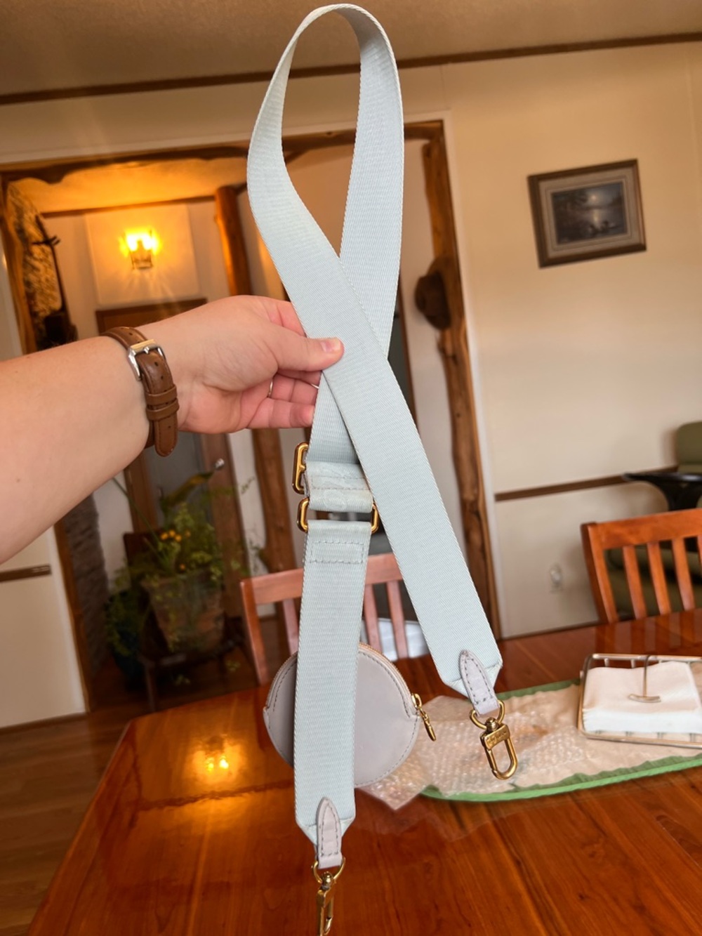 Louis Vuitton Jacquard strap with coin purse - Picture 7 of 17